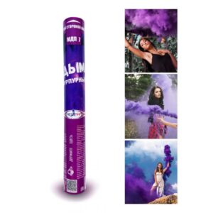 Цветной дым мегапир МДП 60 сек пурпурный
