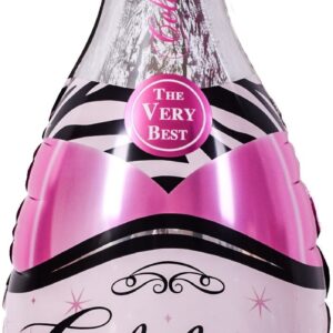 Шар Бутылка шампанского розовая
